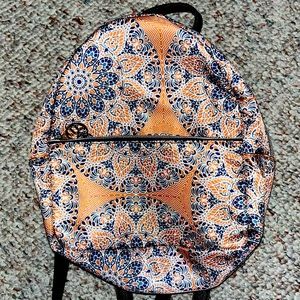Small silk backpack bag